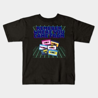 80s cassette tape design Kids T-Shirt